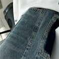 thumbnail image 5 of CPNG Kid Boys Baggy Jeans Straight Wide Leg Cargo Jeans with Pockets Elastic Waist Loose Fit Skater Denim Pants Casual Y2K Long Trousers Streetwear, 5 of 5