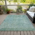 thumbnail image 3 of Dalyn Rugs Machine Washable Indoor/Outdoor Chantille ACN2087 Teal 3' x 5' Rug, 3 of 9