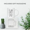 thumbnail image 4 of CTDream Simple Rustic Farmhouse Kitchen Decor 11oz. Ceramic Coffee Tea Mug Gift, Swim Dad, 1-Pack, Includes Gift Box, Minimalist, Birthday Christmas Gift Ideas, 4 of 7