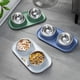 thumbnail image 1 of Comedero elevado todo en uno para gatos y perros | Diseño ergonómico con patas altas que reduce la tensión en el cuello | Plástico transparente antideslizante | Fácil de limpiar | Plato para comida, 1 of 6