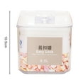 thumbnail image 5 of Joernso Food Sealed Jar Airtight Containers Easy-to-Buckle Design BPA-Free Plastic Canisters with Lids Stackable Kitchen Organization for Cereal Flour Sugar Storage, 5 of 7