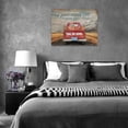 thumbnail image 3 of Farmhouse Truck Wall Decor Rustic Country Old Truck Pictures Wall Art Vintage Painting Canvas Print Framed Modern Home Artwork For Bathroom Bedroom Kitchen Office 16"x12", 3 of 6