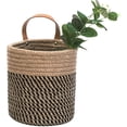 thumbnail image 4 of Wall Hanging Storage Baskets - Small Cotton Rope Woven Closet Storage Bins-Shelf Basket Organizer for Plants, Towels,Toys - 6.3" x 7" (Jute), 4 of 12