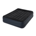 thumbnail image 2 of Intex Queen Pillow Rest Raised Fiber Tech Airbed Mattress Bed with Built In Pump, 2 of 5