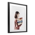 thumbnail image 2 of Stupell Industries Traditional The Book Bearer Girl Black Framed Print Under Glass, 13 x 16, by Svetlana Aleynikova, 2 of 8