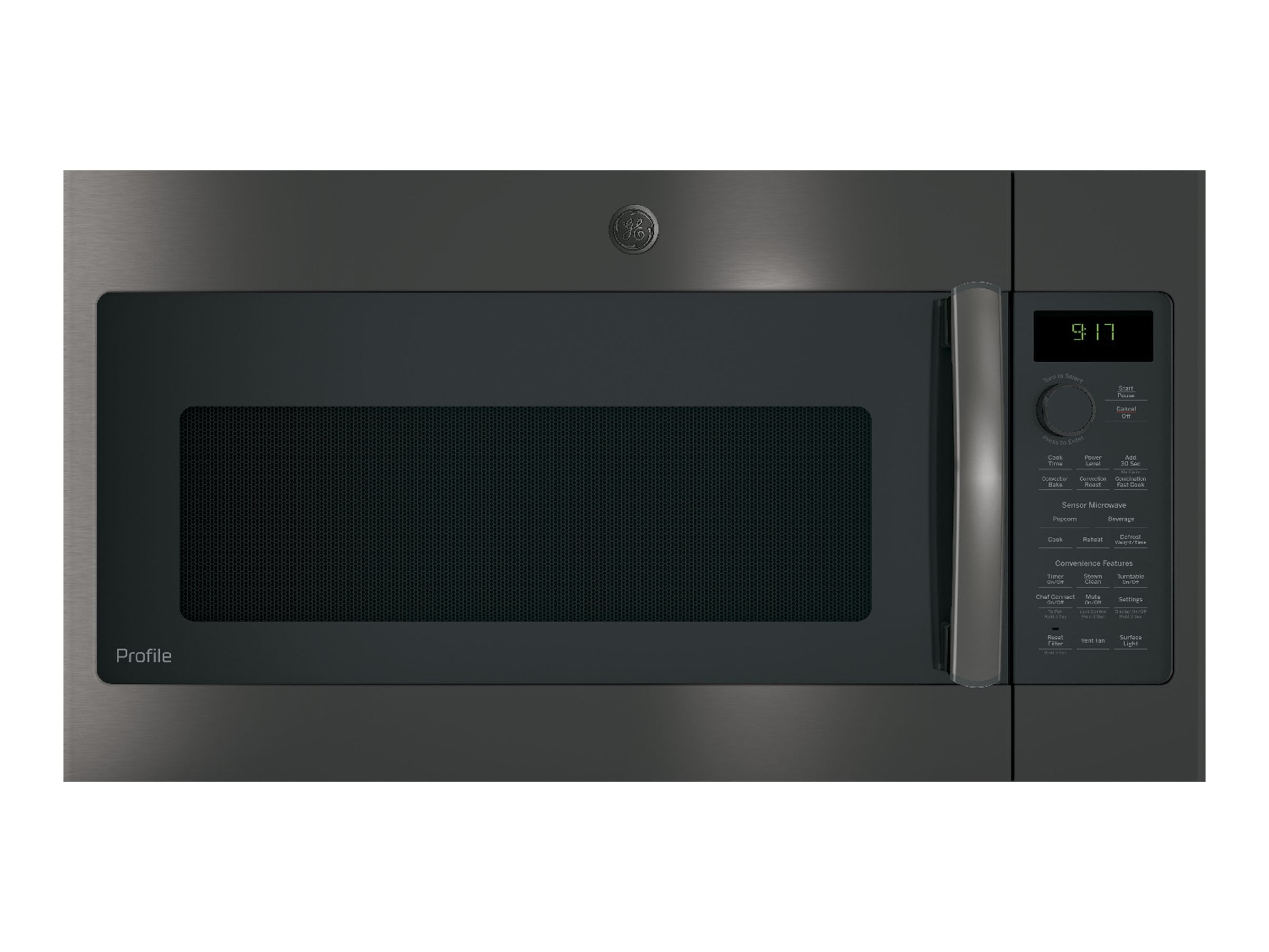 GE Profile PVM9179BLTS Microwave oven with convection overrange