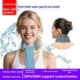 thumbnail image 6 of Cooling Neck Wrap With Freezable Ice Insert Ice Bandana Reusable Cooling Bandana For Neck Ultra Running And Hot Weather Neck Cooler Wrap For Summer Heat Outdoor Use, 6 of 9