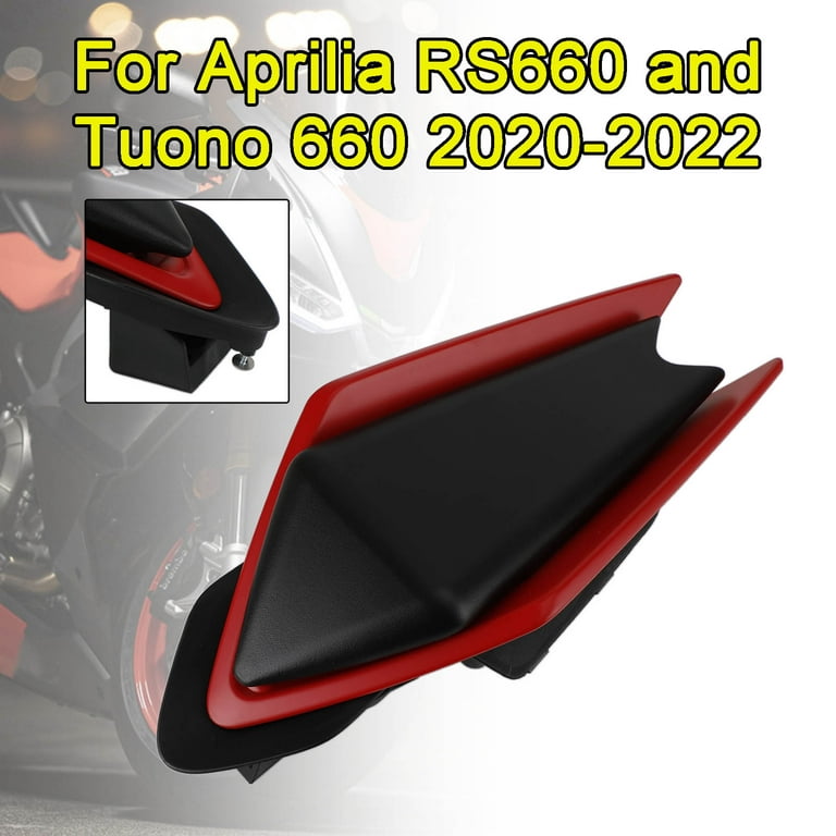  TAZGANTAX Motocicleta compatible con Ap-rilia RS 660 Tuono 660  RS para Tuono 660 RSV4 2020-2023 - Funda para asiento trasero de pasajero de  motocicleta, carenado (rojo) : Automotriz