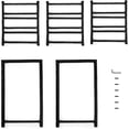 thumbnail image 5 of BirdRock Home Wine Rack - Metal Free Standing Stand - Kitchen - Black - Vertical Shelf Storage Cabinet - Holder (12 Bottle), 5 of 5