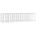 thumbnail image 3 of vidaXL Outdoor Dog Kennel Galvanised Steel 16.94 m², 3 of 4