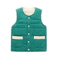 thumbnail image 1 of SILVERCELL Boys Girls Solid Color Sleeveless Jacket Polar Soft Coral Fleece Vest Warm Outerwear Zip Up Pockets, 1 of 5