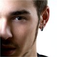 thumbnail image 4 of TANGPOET Mens Earrings 925 Sterling Silver Black Small Huggie Hoop Earrings for Women Men Hypoallergenic Hoops Earring for Sensitive Ears, 4 of 6
