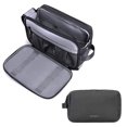 thumbnail image 1 of 1 bolsa de cosméticos repelente al agua, color gris., 1 of 5