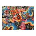 thumbnail image 5 of PRATYUS Mushroom Tapestry Mystic Eyes Tapestries Aesthetic Tapestry Colorful Flowers Tapestry Wall Hanging for Room(Multi Size) Painting, 5 of 6