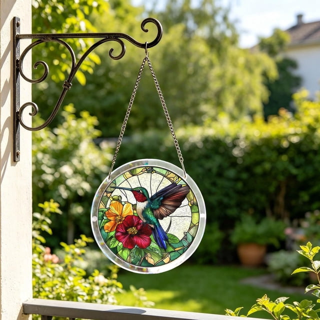 Acrylic Puzzles Decorative Sign Suncatcher Window Hanging Suncatcher Acrylic Puzzles Garden Decoration For Women Men And Moms Birthday Gift And Home Decor