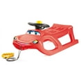 thumbnail image 1 of ArcticThrill Snow Sled for Kids - SnoWheel Sledge - Toboggan with Pull Rope and Decorative Steering Wheel; Outdoor Plastic Winter Sleigh for Toddlers & Kids, 1 of 9
