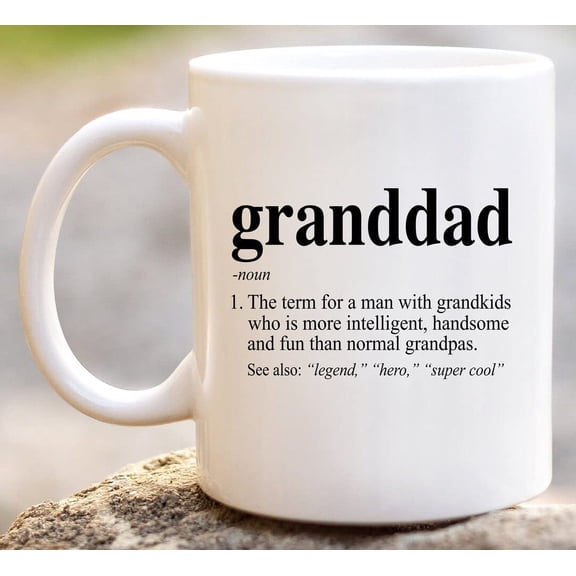 Granddad Definition Coffee Mug Granddad Defined Cup Funny Birthday Gift Ideas