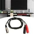 thumbnail image 4 of Cable Adaptador Dual XLR Macho A Doble Hembra De 6,35 Mm Cable De Audio Estéreo De Canal Izquierdo Y Derecho, 4 of 7