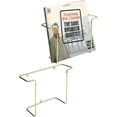 thumbnail image 1 of Modern Metal Wire Wall Mounted Vinyl Records Storage Racks Hanging LP Record Holders Floating Album Cover Display Shelves Set of (Brass), 1 of 7