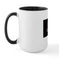 thumbnail image 2 of CafePress - Firefighter: Proud Dad (Black) Large Mug - 15 oz Ceramic Large White Novelty Mug, 2 of 4