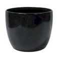 thumbnail image 1 of Black Round Planter, 1 of 1