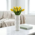 thumbnail image 4 of Unique Bargains Acrylic Cylinder Tall Vase Bud Vase White 2.8"L x 2.8"W x 7.9"H, 4 of 6