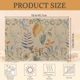 thumbnail image 2 of Colorful Flower and Leaf Placemats Set of 6 Place Mats for Kitchen Table Washable Farmhouse Linen Table Mats Dining Decoration 12x18 Inch, 2 of 6