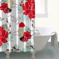 thumbnail image 5 of Waterproof Pioneer Shower Curtain 72x84 Inch Colorful Floral Polyester Unique Shower Curtain for Bathroom Hotel Home Decor with 12 Plastic Hooks, 5 of 5