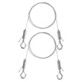 thumbnail image 1 of Uxcell 2-Pack Alambre Ajustable para Colgar Fotos, 3.3ft x 0.06"( L x Diá ) Alambre para Colgar Espejos, Kit de Alambre para Colgar Fotos, Alambre para Marcos de Fotos, 1 of 1