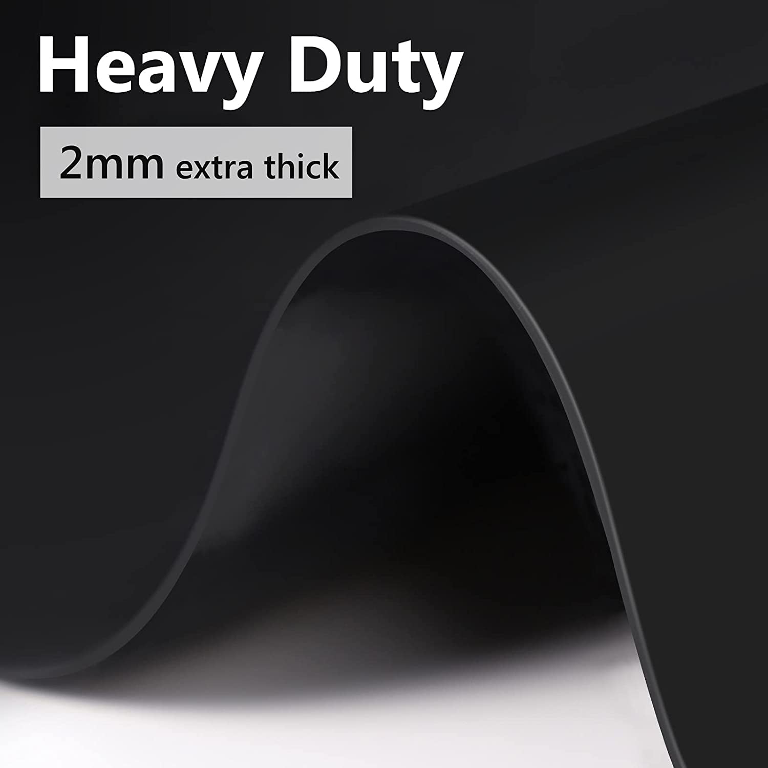35.6x23.5 Inch Extra Large Silicone Mats for Kitchen Counter, 2MM Thick Heat Resistant Coffee Mat Bar Mat, Glass Top Stove Cover Countertop Protector for Air Fryer, Baking, Crafts, Black