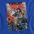 thumbnail image 2 of JLA Crime Syndicate Women's T Shirt, Royal, X-Large, 2 of 6