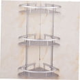 thumbnail image 3 of FELTECHELECTR Shower Floating Shelf Aluminum Shelf Silver Space-saving Bathroom Shelf Unit 1Pcs, 3 of 8