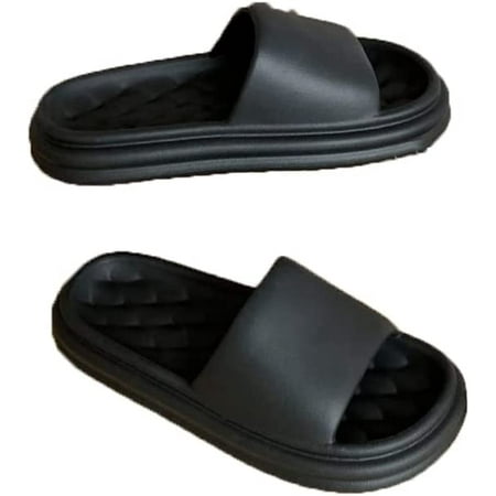 

CoCopeaunt Slippers for Women and Men Shower Bathroom Sandals Open Toe Soft Cushioned Extra Thick Non-Slip Massage Pool Gym House Slipper for Indoor & Outdoor
