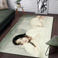 thumbnail image 1 of Iu - Kpop Star Painting Mat área grande negro suave decoración del hogar Boho Picnic1080x140cm (31x55 pulgadas)80x140cm (31x55 pulgadas) zhangyuxiang unisex, 1 of 2