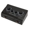 thumbnail image 4 of Mezclador de sonido de karaoke, preamplificador de micrófono de 2 micrófonos, profesional, plug and play, para sistema de cine en casa, enchufe estadounidense de 100 a 240 V, 4 of 14