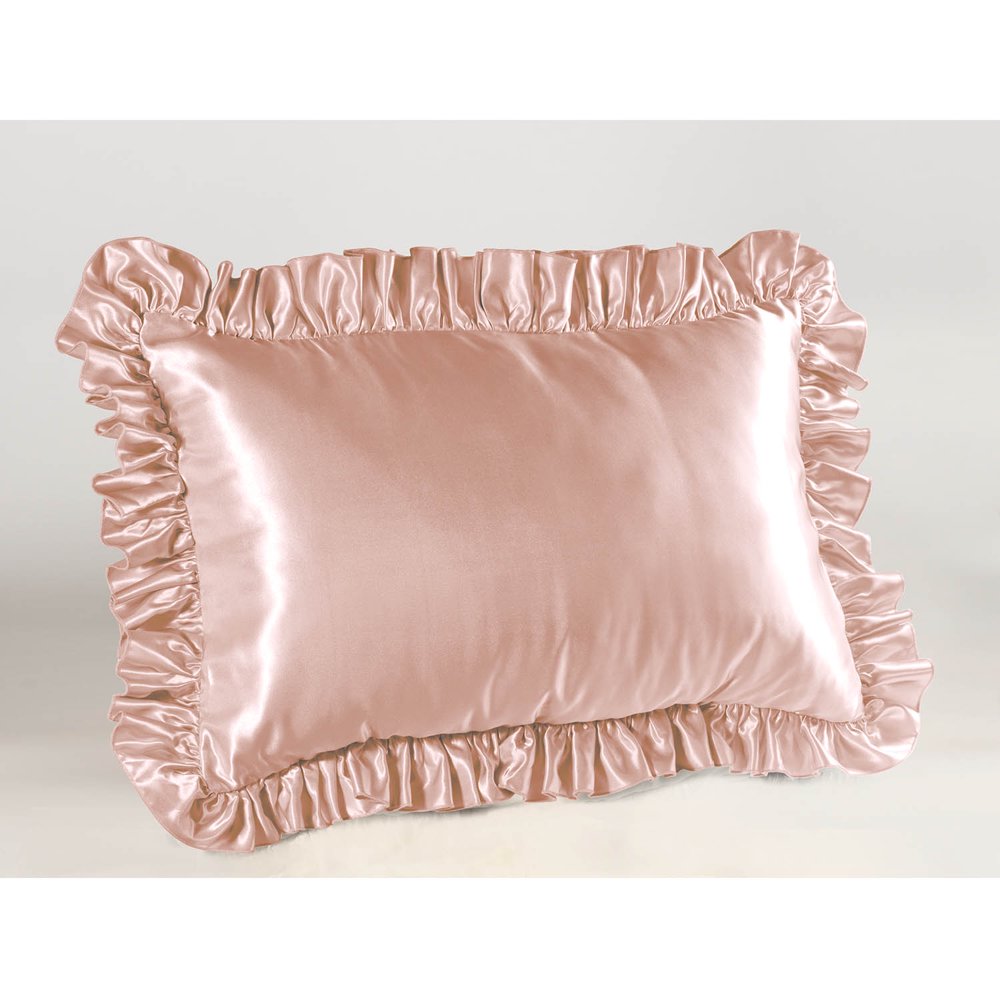 Satin Ruffled Pillow Sham