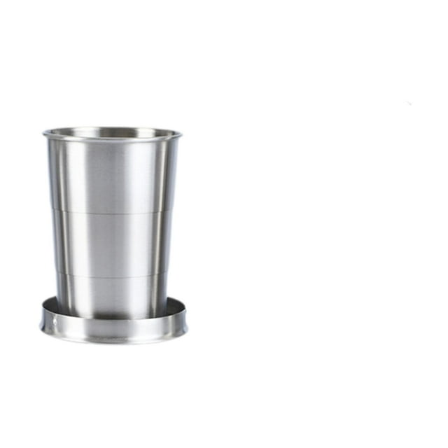 Taza Plegable DYNWAVEMX de Acero Inoxidable Telescópica 150ml 65 cm x 76 cm