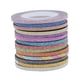 thumbnail image 1 of Soidarity Juego de cintas adhesivas con purpurina para uñas, 14 colores, decoraciones artísticas para esmalte de uñas, Gel Jinsha, hilo dorado y Arte de uñas conjunto de 14 colores 1 mm Soidarity MJ0981-01, 1 of 6