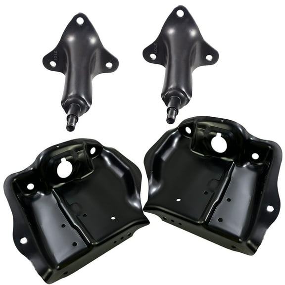 BST BSSP Rear and Front Upper Shock Mount for 1980-1996 Ford Bronco F-150 4WD Quad Shocks Bracket&Strut Mounts , 523-253, 523-252, 924-407,Left, Right Sides