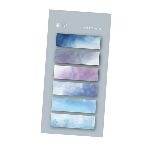 Pestañas de índice Pestañas de notas adhesivas Pestañas de notas adhesivas escribibles Pestañas de libro Color Estilo D