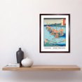 thumbnail image 2 of Tsushima, Tenno Festival Owari Province Utagawa Hiroshige Japanese Woodblock Titled Work Framed Wall Art Picture Print 12x16 inch, 2 of 5