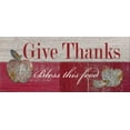 thumbnail image 2 of Appleman, Sam 18x10 Black Ornate Wood Framed with Double Matting Museum Art Print Titled - Give Thanks, 2 of 4