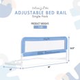 thumbnail image 2 of Dream On Me Adjustable Mesh Bed Rail, Model #444, 2 of 6