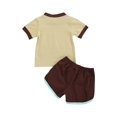 thumbnail image 2 of Infant Baby Clothing Set, Crew Neck Printing Tops + Elastic Waist Shorts, 2 of 8