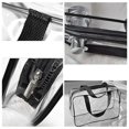 thumbnail image 4 of Clear Cosmetic Bag Air,Plastic Travel Toiletry Pouch Water Resistant Packing Cu, 4 of 5