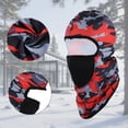 thumbnail image 4 of Unique Bargains 1 Pc Camouflage Balaclava Face Mask Red, 4 of 5