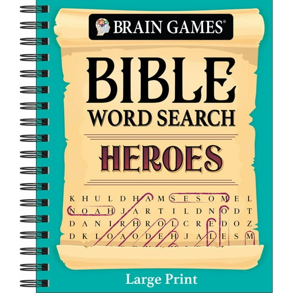 Brain Games: Large Print HEROES OF BBL Word Search