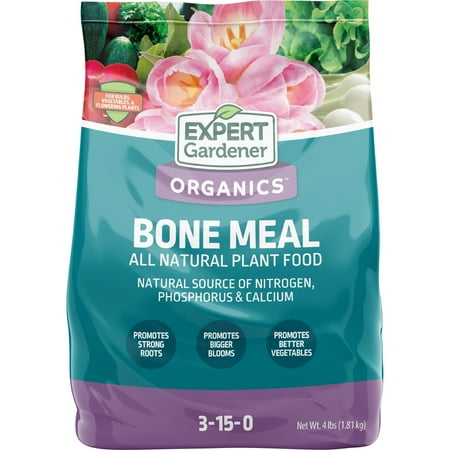 Expert Gardener Bone Meal Plant Food, 3-15-0 Fertilizer, 4 lb.