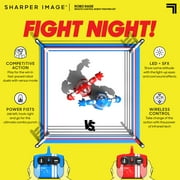 Sharper Image® Toy RC Robo Rivals Remote Control Robot Fighting Set with 2-Player Combat with Power Fists, 4-pieces, Blue And Red, Age 6+