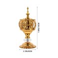 thumbnail image 2 of Electric Incense Burner Metal Burner Middle Eastern Style, 2 of 9